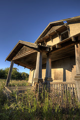 Image showing Abandoned Farmhouse Saskatchewan Canada