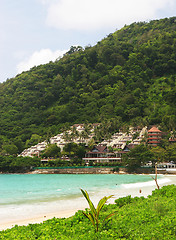 Image showing Tropical paradise holiday homes