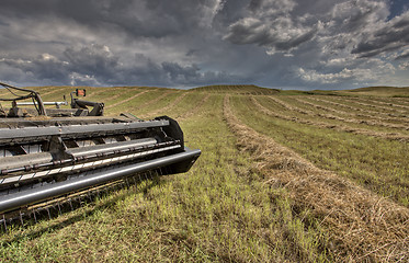 Image showing Prairie Road Storm Clouds