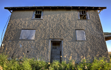 Image showing Abandoned Farmhouse Saskatchewan Canada