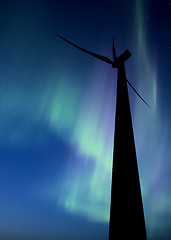 Image showing Wind farm south of Gull Lake Saskatchewan