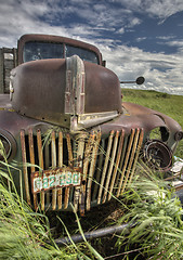 Image showing Vintage Farm Trucks