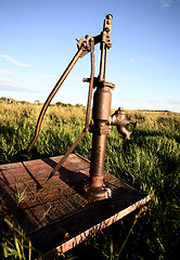 Image showing Old Vintage Water Pump