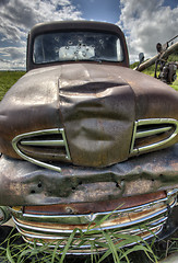 Image showing Vintage Farm Trucks