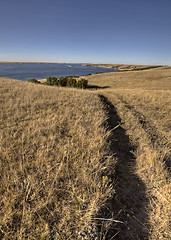 Image showing lake diefenbaker Saskatchewan Canada