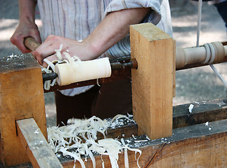 Image showing Turning wood 1