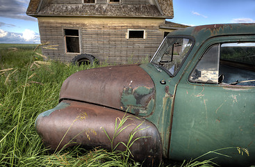 Image showing Vintage Farm Trucks