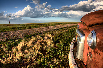 Image showing Vintage Farm Trucks