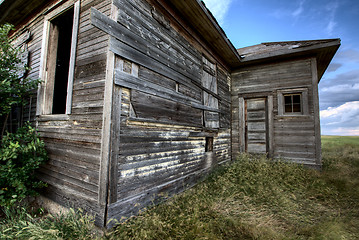 Image showing Abandoned Farmhouse Saskatchewan Canada