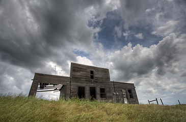 Image showing Abandoned Farmhouse Saskatchewan Canada