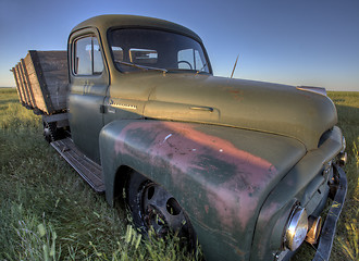 Image showing Vintage Farm Trucks