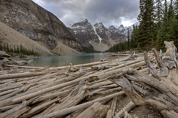 Image showing Morraine Lake Alberta