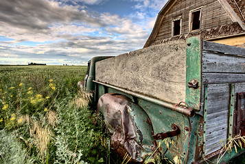 Image showing Vintage Farm Trucks