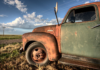 Image showing Vintage Farm Trucks