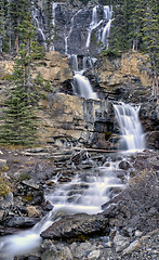 Image showing Tangle Waterfall Alberta Canada