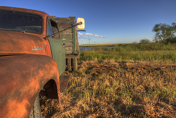 Image showing Vintage Farm Trucks