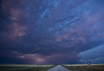 Image showing Night Lightning Canada