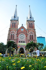 Image showing Historic Cathedral in Ho Chi Minh,Vietnam