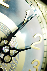 Image showing Clock hands, shallow DOF