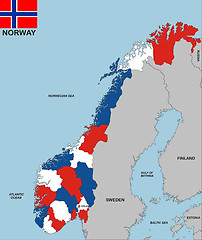 Image showing norway map