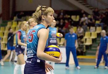 Image showing Evgeniya Kozhukhova. Spiker of Dynamo Moscow team