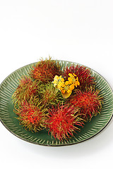 Image showing Tropical rambutan