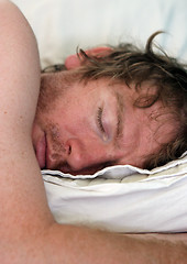 Image showing Man sleeping