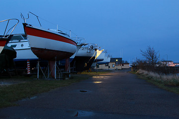 Image showing Marina in the evning.