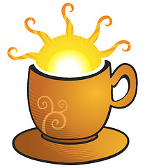 Image showing Cup with sun