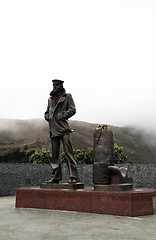 Image showing Lone Sailor Statue