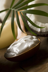 Image showing Coconut and coconut oil 