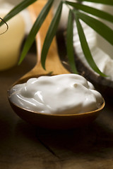 Image showing Coconut and coconut oil 