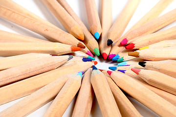 Image showing color crayons