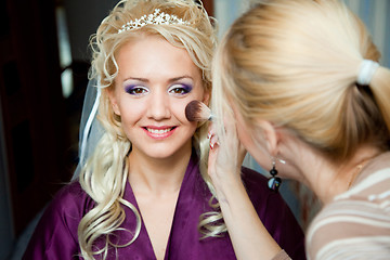 Image showing Morning of bride