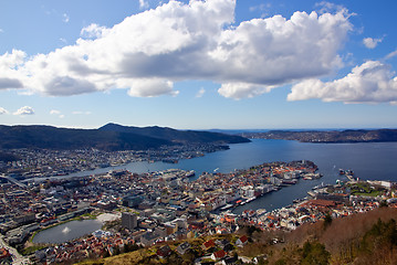 Image showing View over Bergen