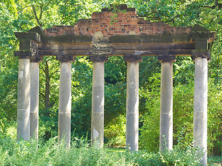 Image showing Greek temple ruins