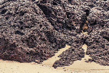 Image showing Rocks on a Shore