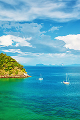 Image showing Yacht in the Sea