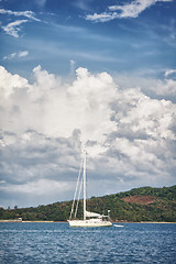 Image showing Yacht in a Sea