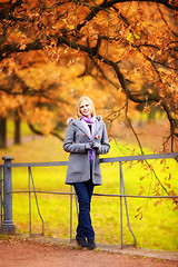 Image showing Beautiful Girl in Park