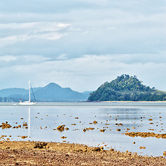 Image showing Yacht in the Sea