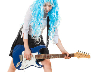 Image showing Teen Girl Rockstar