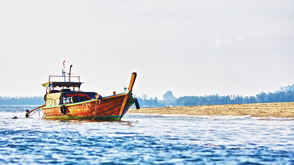 Image showing Boat in a Sea