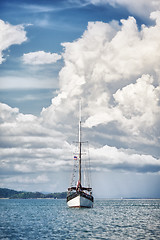 Image showing Yacht in a Sea