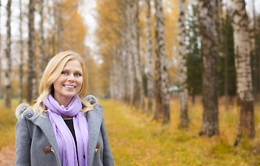 Image showing Beautiful Girl in Park