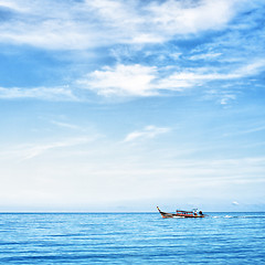 Image showing Boat in the Sea