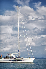 Image showing Yacht in a Sea