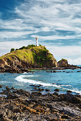 Image showing Lighthouse on a Cliff