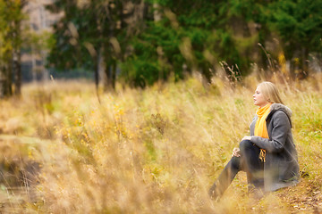 Image showing Beautiful Girl on Rivershore