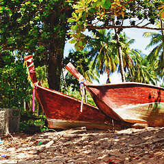 Image showing Thai Boats